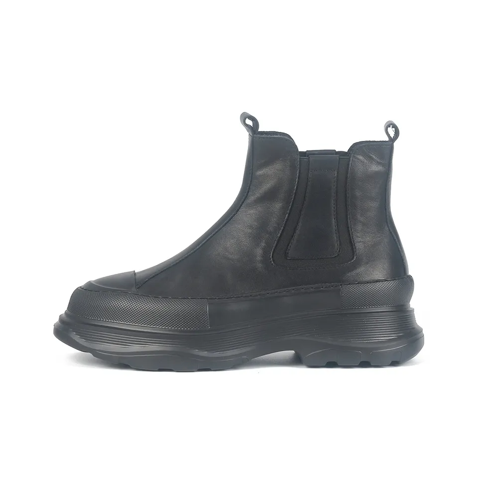 Thai Points Short Chelsea Boots Men's Black