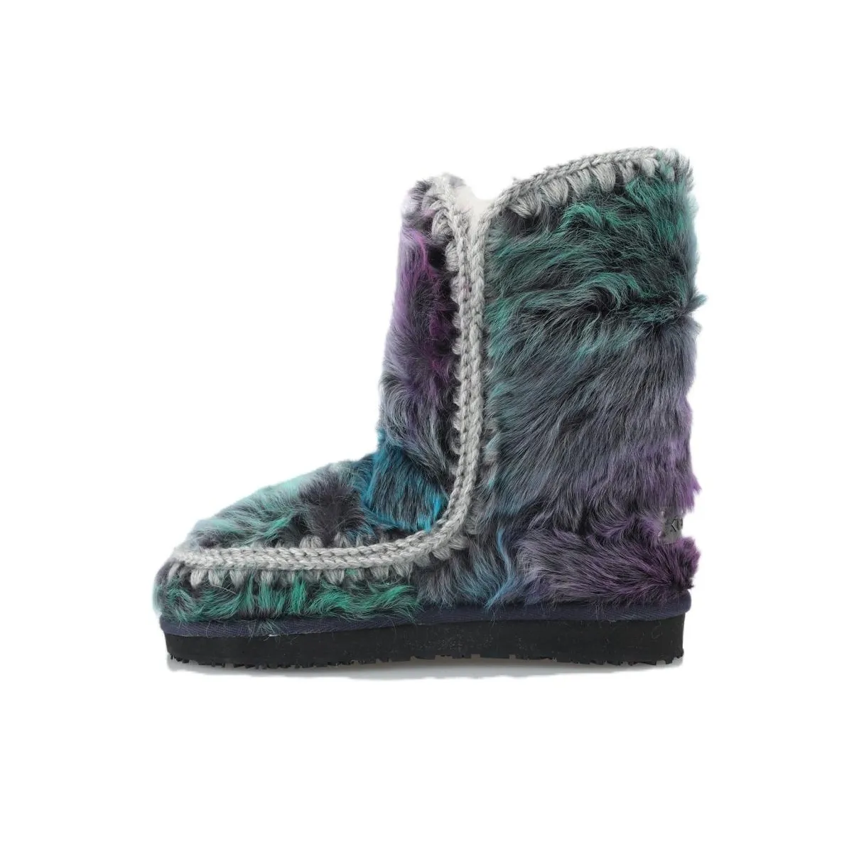 K.D.KENAZ Fuzzy Pet Collection Warm Slip Resistant Coverage Snow Boots Women's Icelandic Aurora