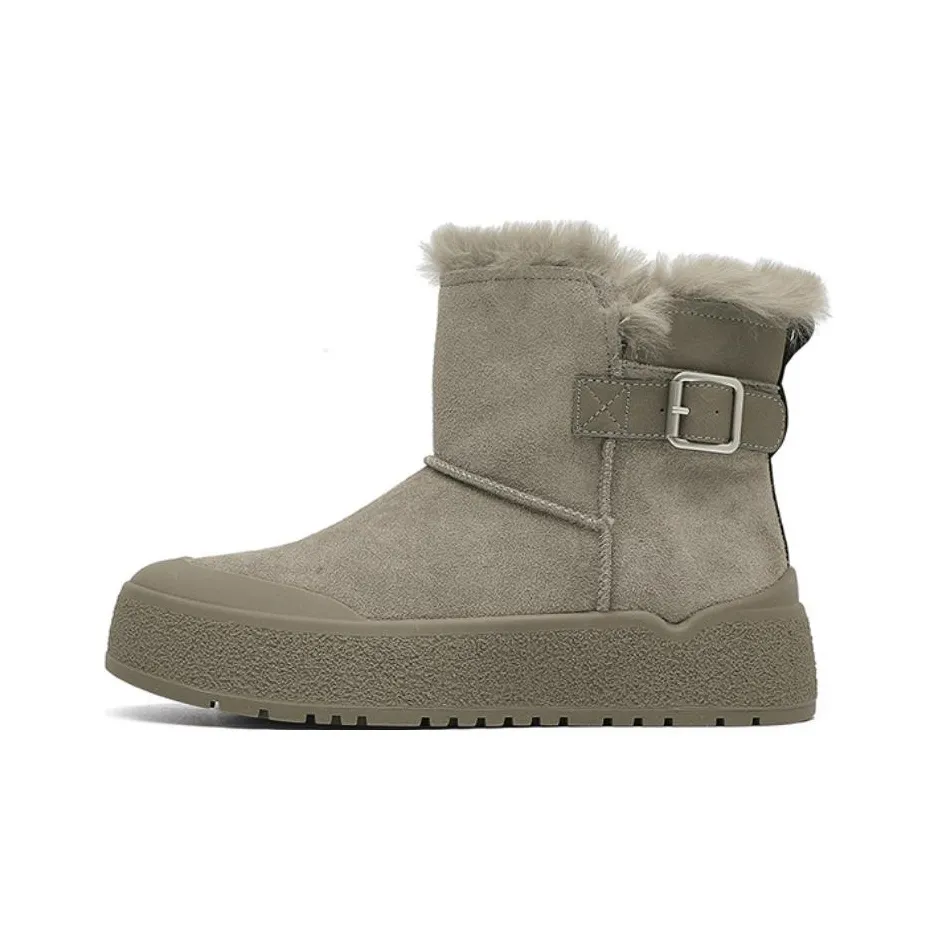 DAPHNE Snow Boots Women's Khaki
