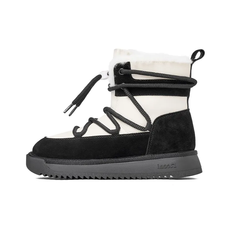 JOSINY Warm Height Increasing Slip-Resistant Short Snow Boots Women's