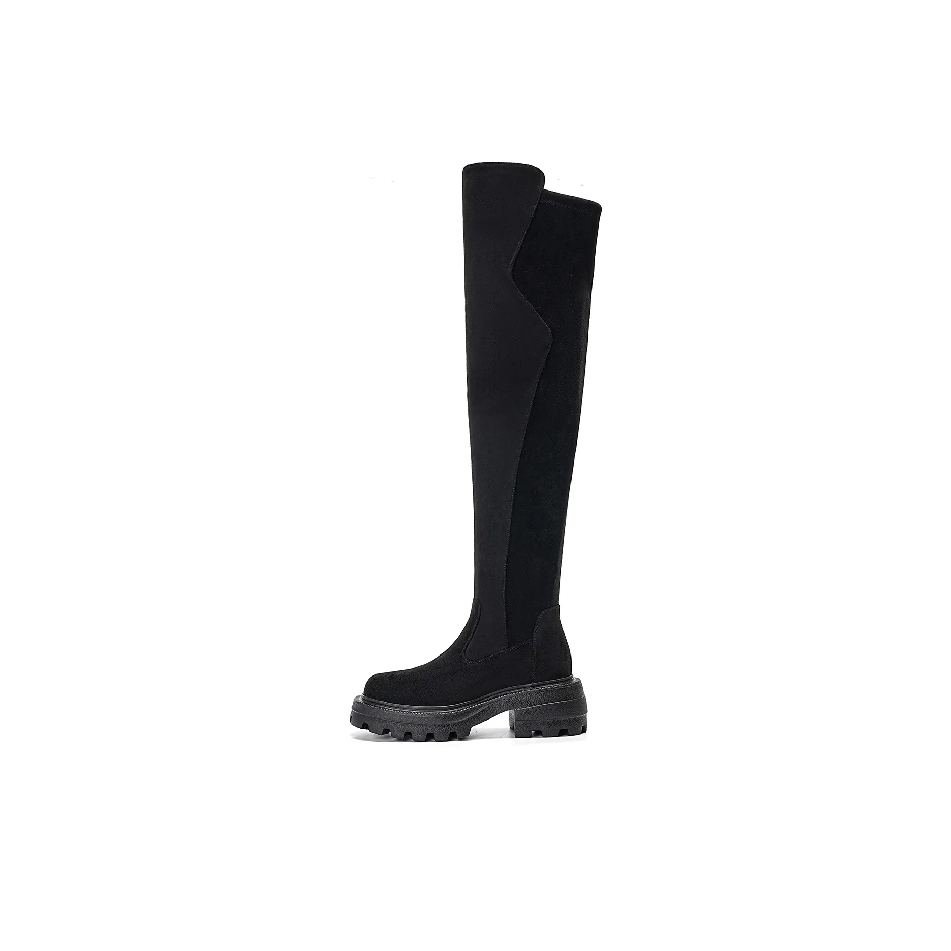 EBLAN Over The Knee Boots Женские Черные