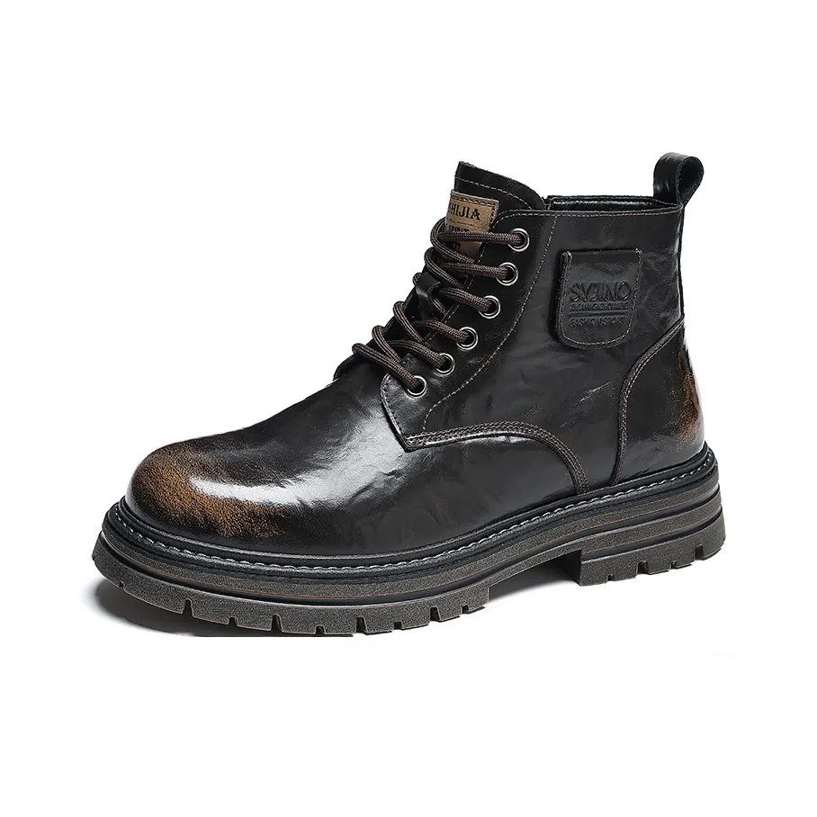 Wolves • Family QUNLANGSHIJIA Короткий Мартин Boot Мужской Бронза