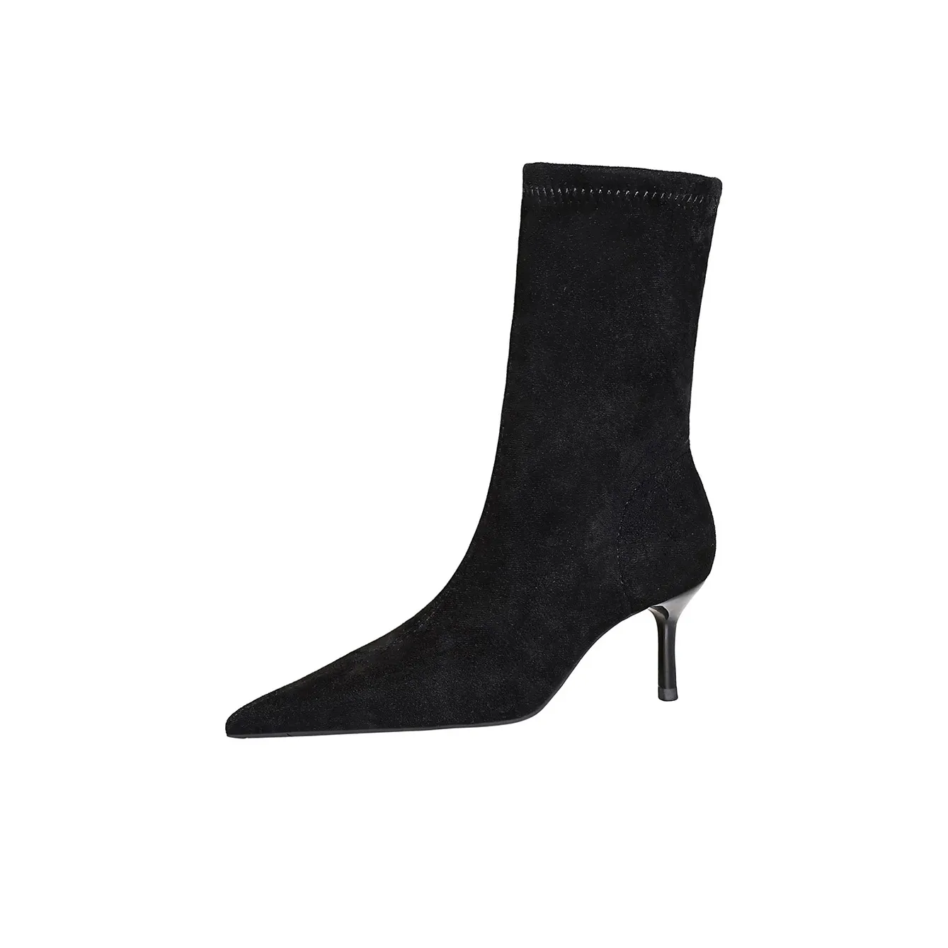 QITUMAUL Ботильоны Женские Черные