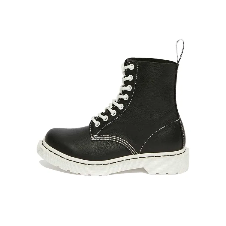 Dr.Martens 1460 Короткий Мартин Ботинок Женские Черный