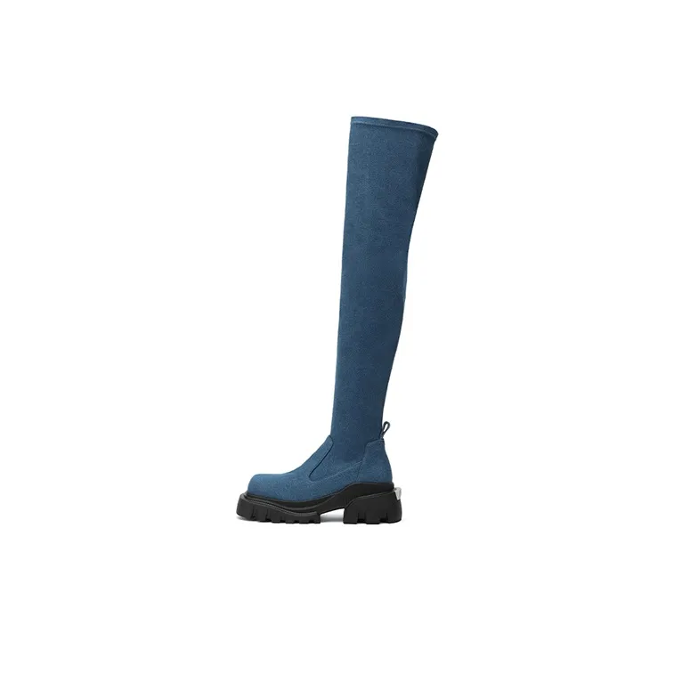 DAPHNE LAB Candy Series Knee High Over The Knee Boots Women's