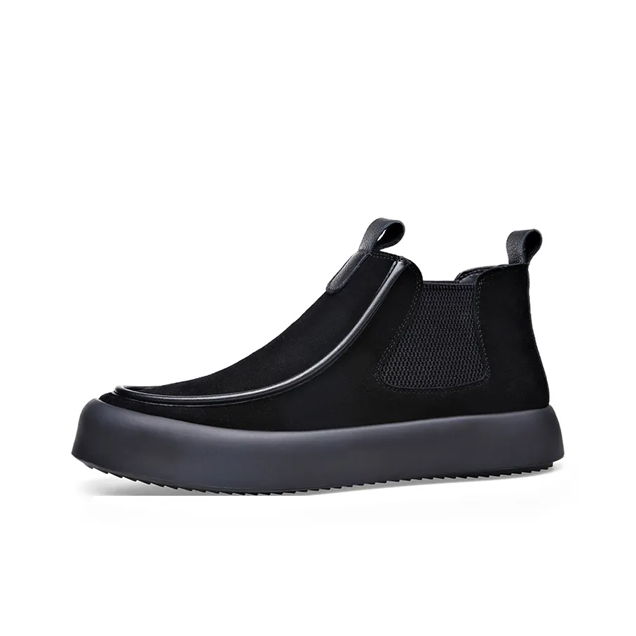 YEDANI Короткий Челси Мужской Черный