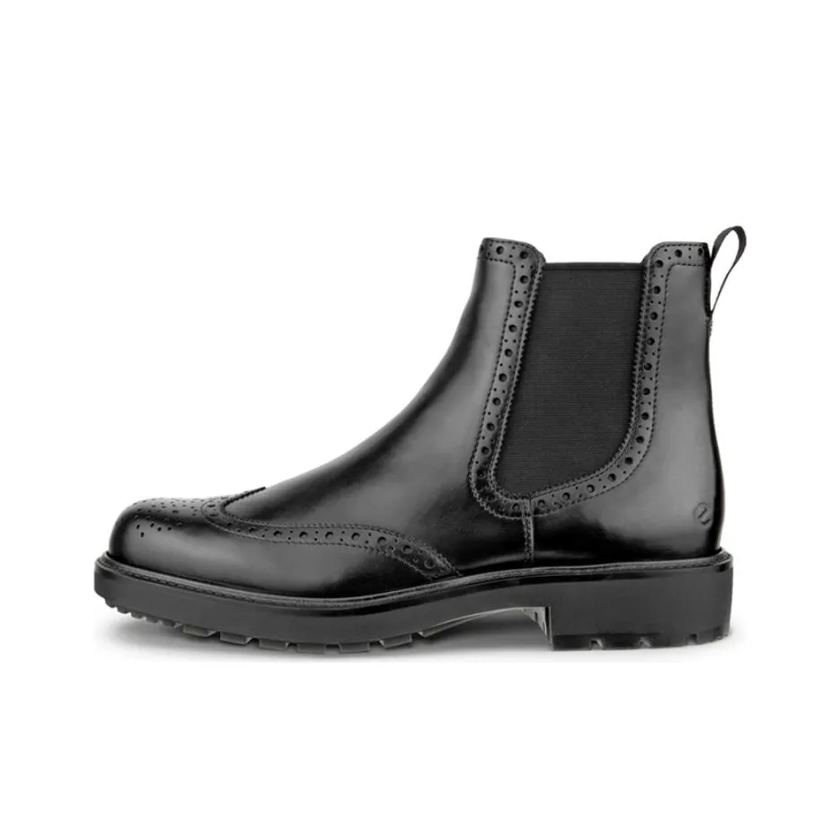 Ecco Короткий Челси Мужской Черный