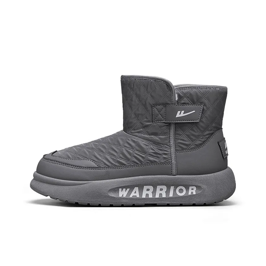 Warrior Short Snow Boots Men's Gray