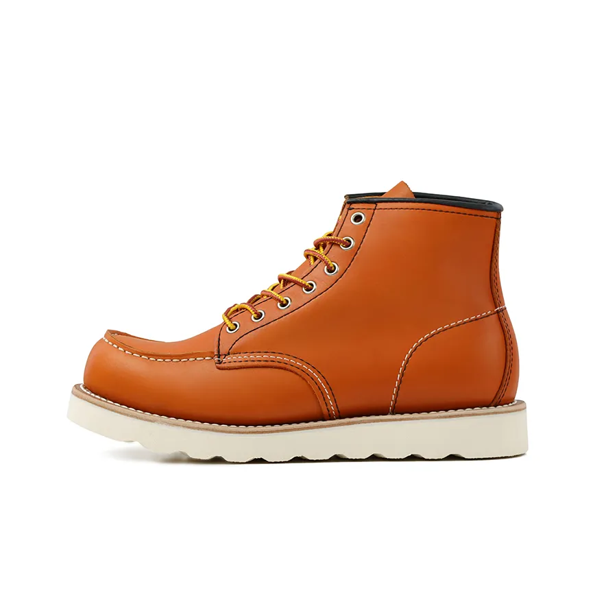 ROCKEY BAND Classic 875 Work Boots Outdoor Vintage Work Boots Men's Light Brown Premium Edition