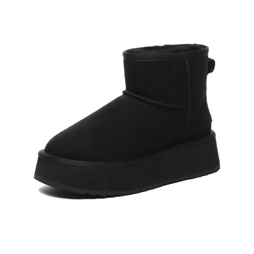 EVERAU Короткие Сноубутсы Женские Черные