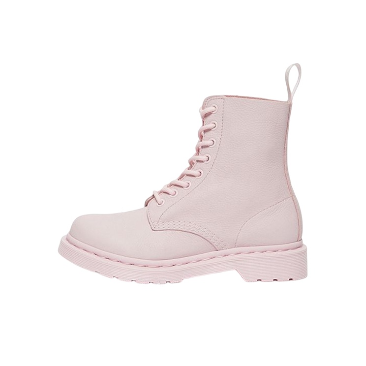 Pastel pink combat boots hotsell