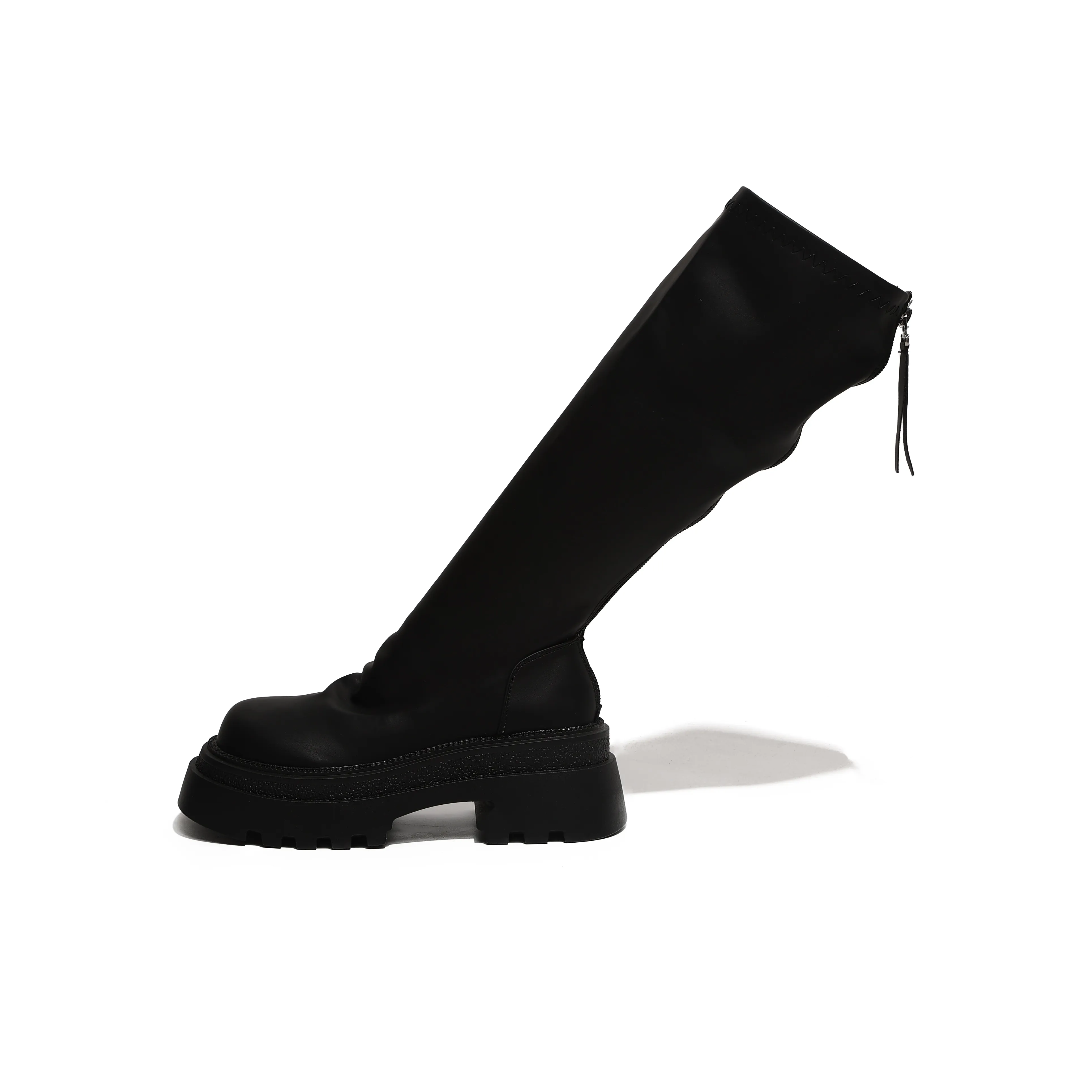 EEueeczs Колено Высокие сапоги Универсальный 7 см Женские