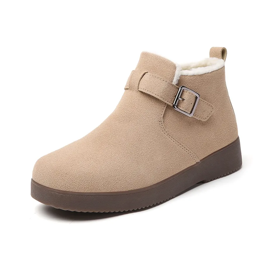 Reivanti Короткие Снежные Ботинки Женские Бежевые