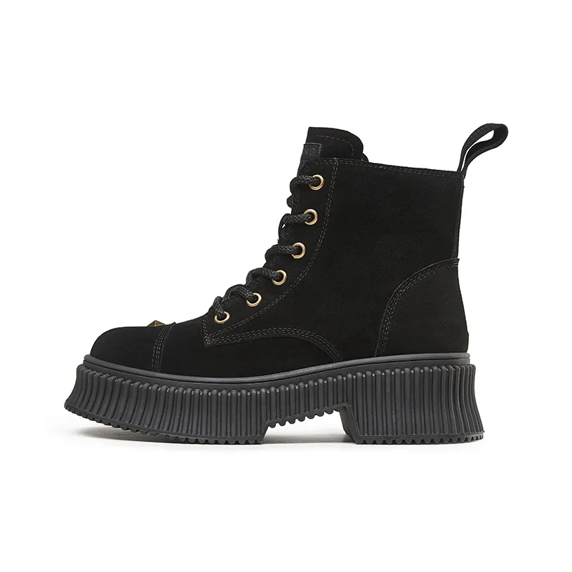 KANGNAI Короткий ботинок Martin каблук 5,3 см женский