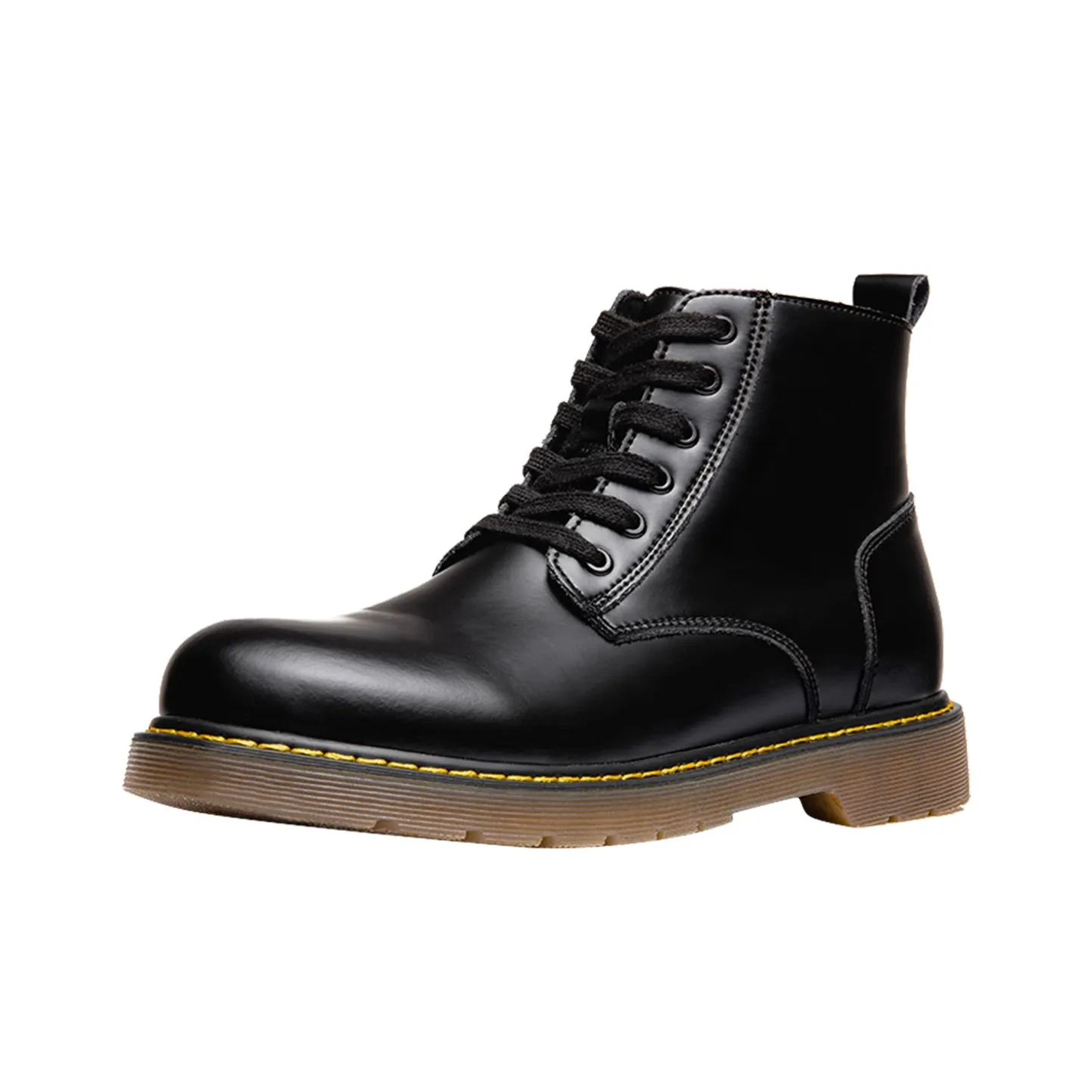 MADEN Crew Martin Boot Medium Heel Unisex Black