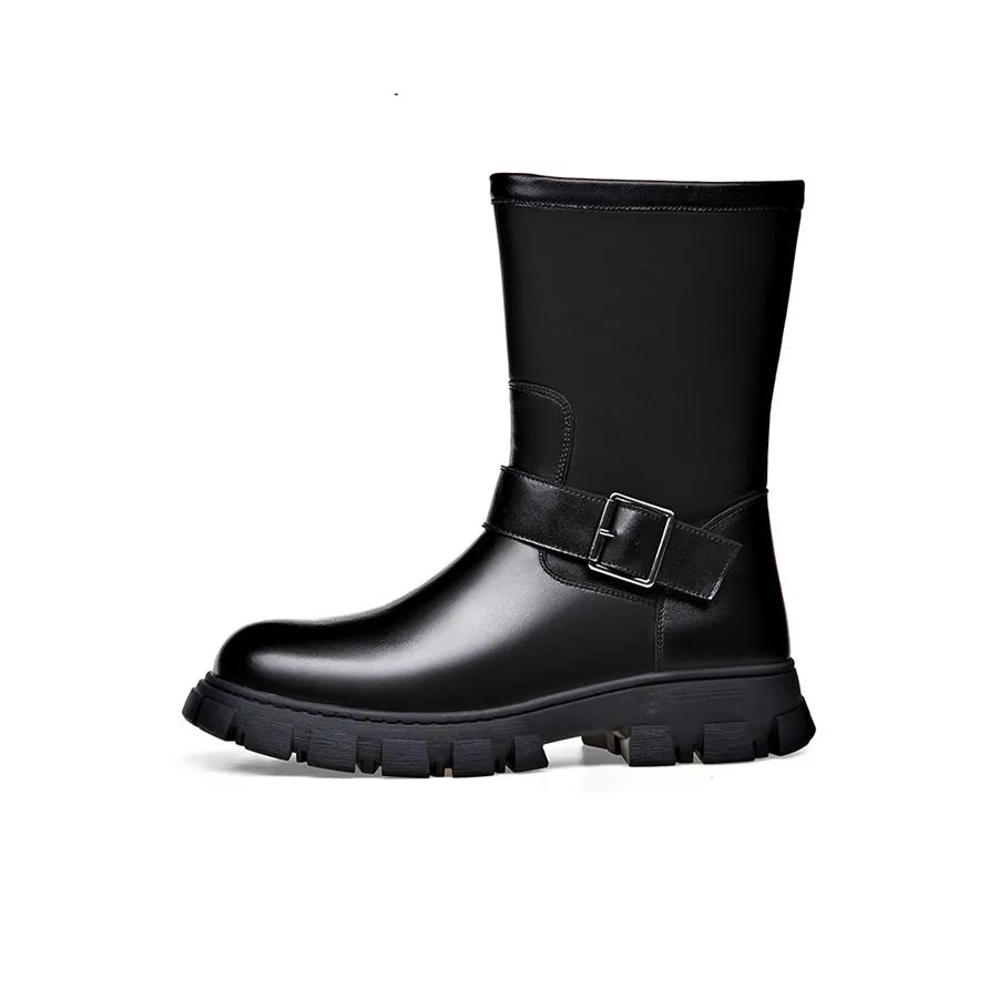 YEDANI Knee high Boots Men's Black