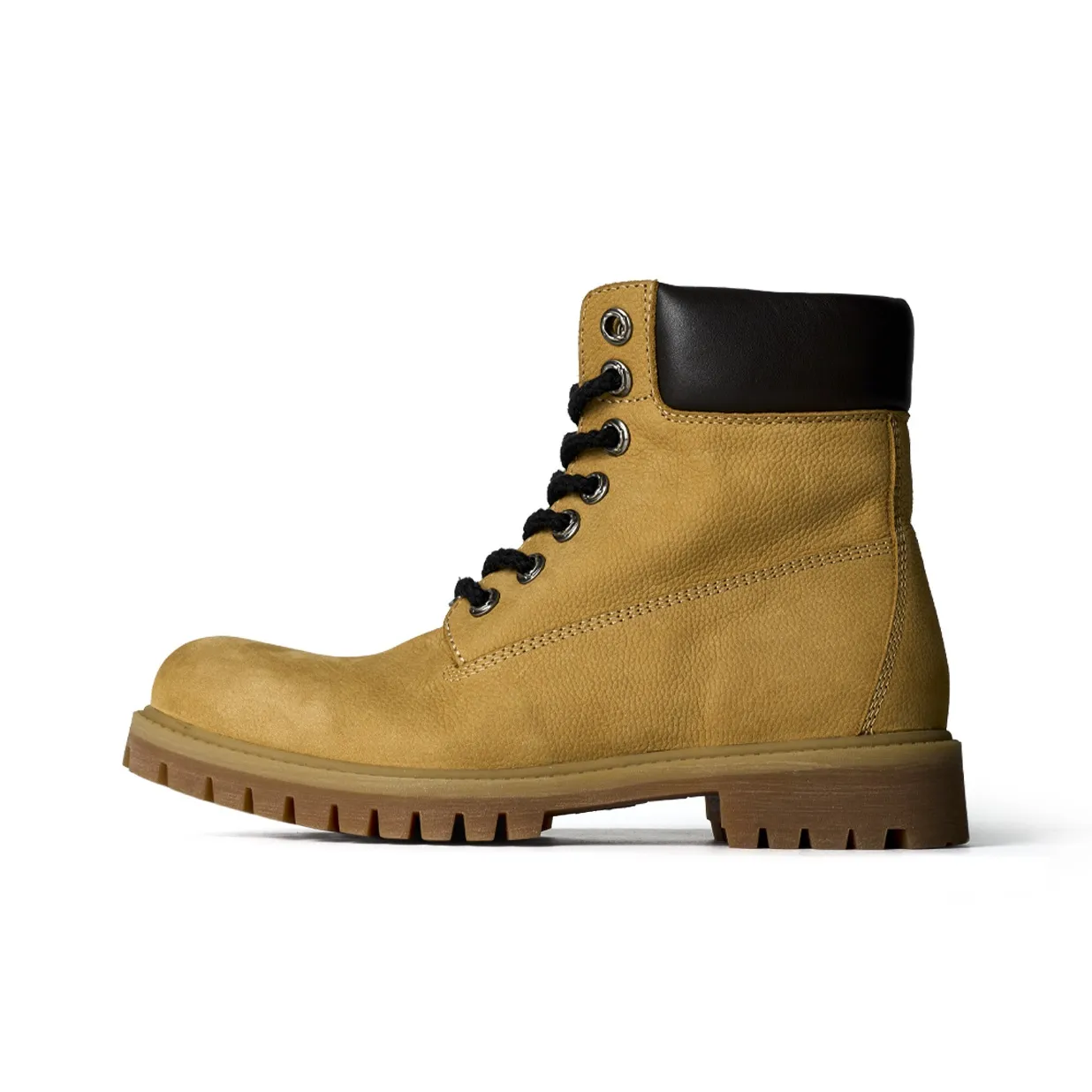 PIPG Колено Высокая ботинка Martin Унисекс Желтая