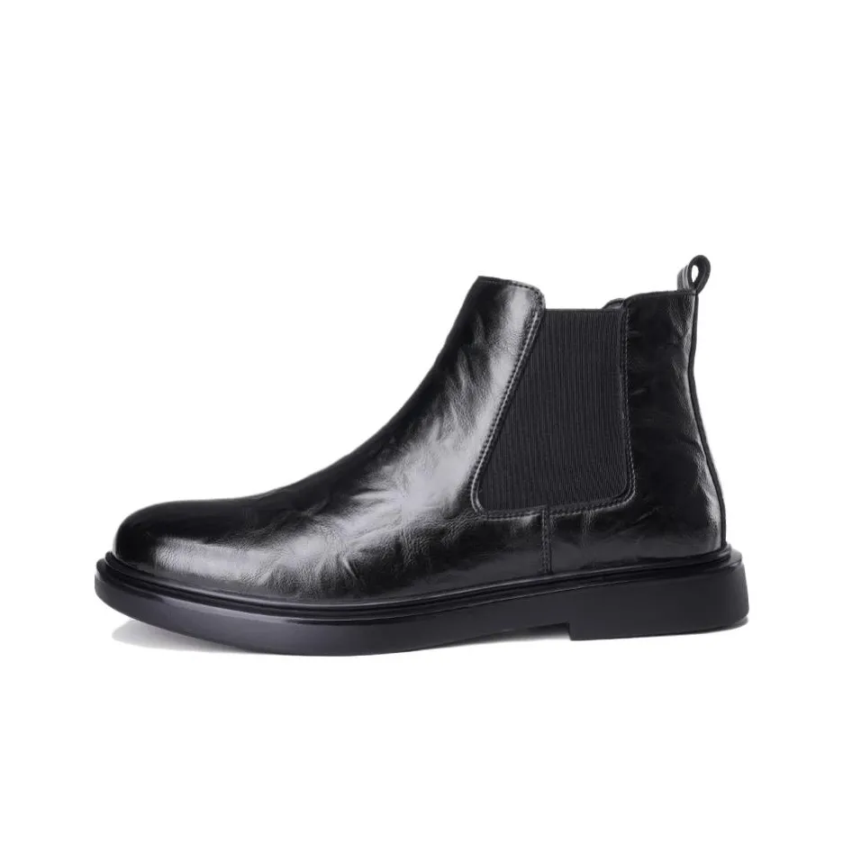 Wolves • Family QUNLANGSHIJIA Короткий Челси Мужской Черный