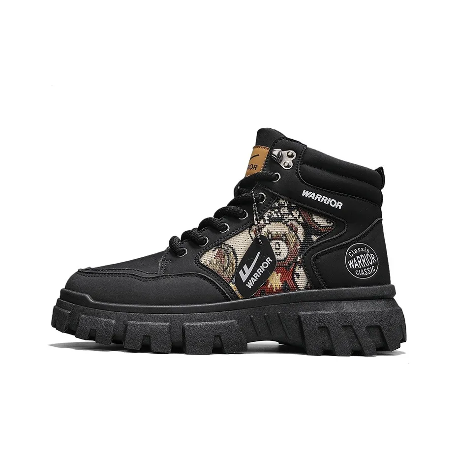Warrior Short Martin Boot Мужской Черный
