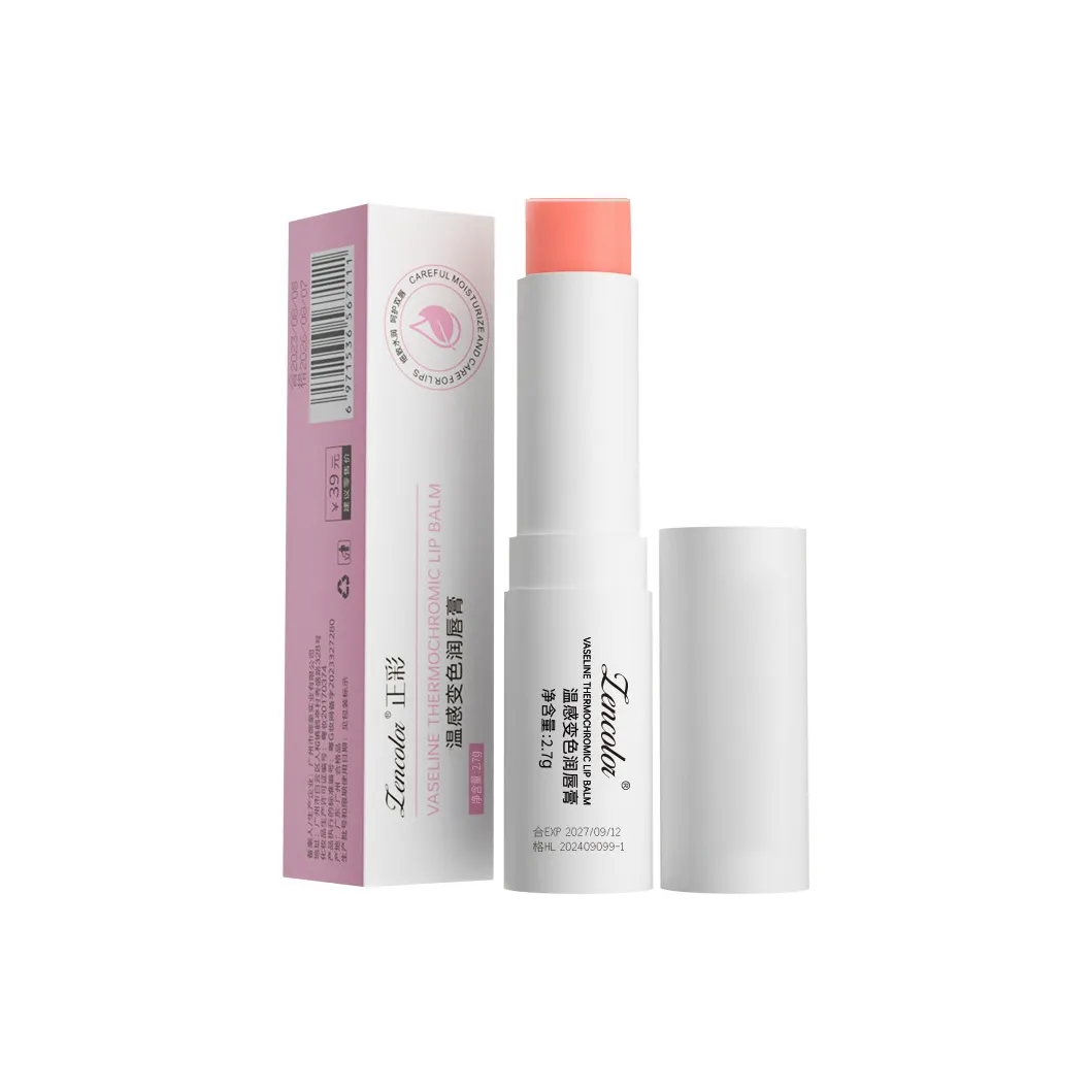 ZHENGCAI Vaseline Температурная чувствительность Изменяющий цвет Бальзам для губ Крем Увлажняющий Легкий для Смесь