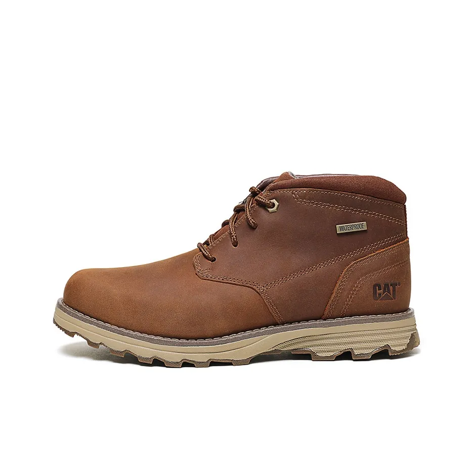 CAT Outdoor Boots Men's Light Brown