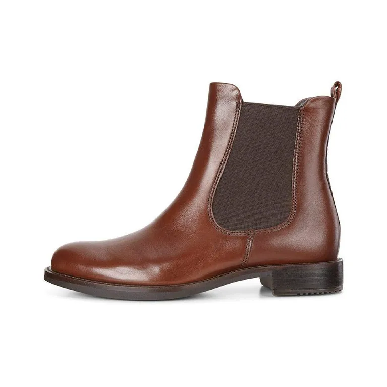 Ecco exowrap Shaping Collection Short Chelsea Boots 2.5CM Women's Brown