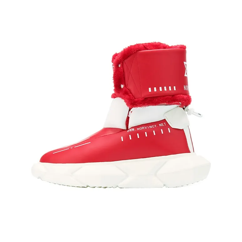 NORVINCY Snow Boots Unisex Red