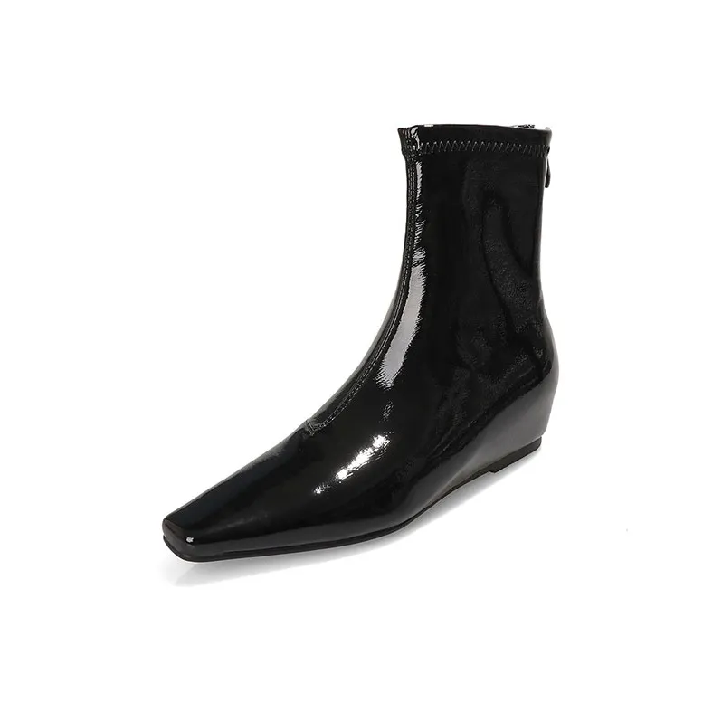 Echo&yolo Ankle Boots Medium Heel Women's