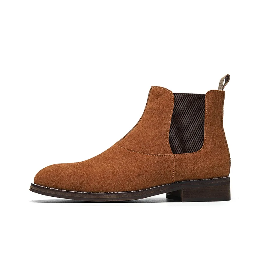 Lady's House Short Chelsea Boots Men's Brown