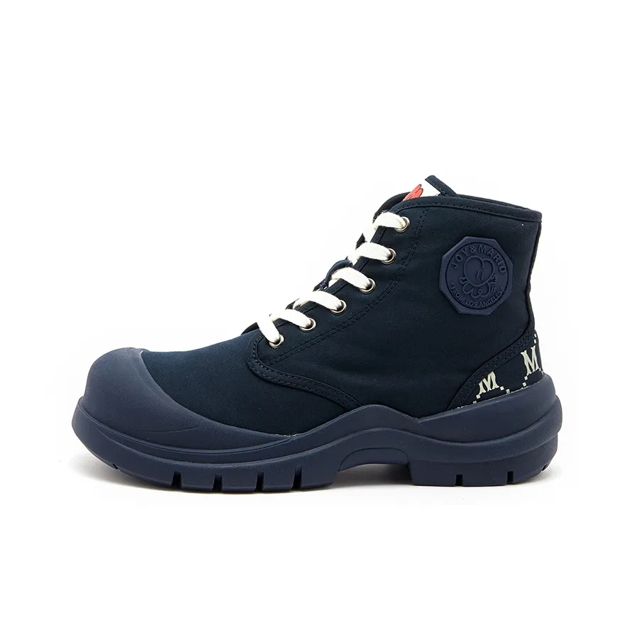 Joy&Mario Мартинсы Темно-синий Женские