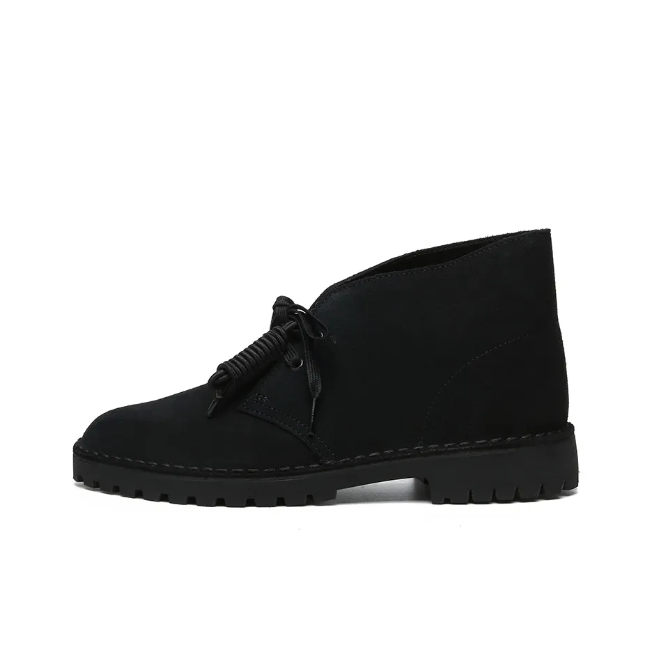 Clarks Desert Rock Ankle Length Outdoor boots Perfects Men's Black