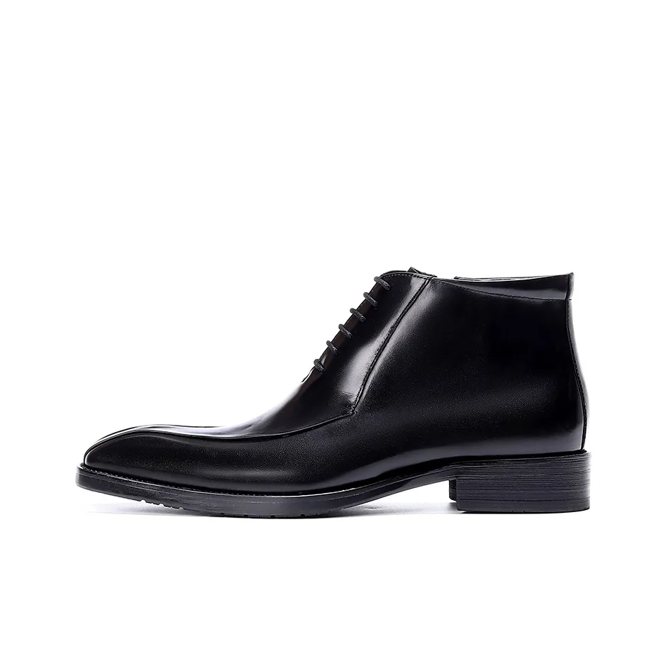 ASTON M.JAZZ Ankle Boots Men's Black/Brown/Coffee