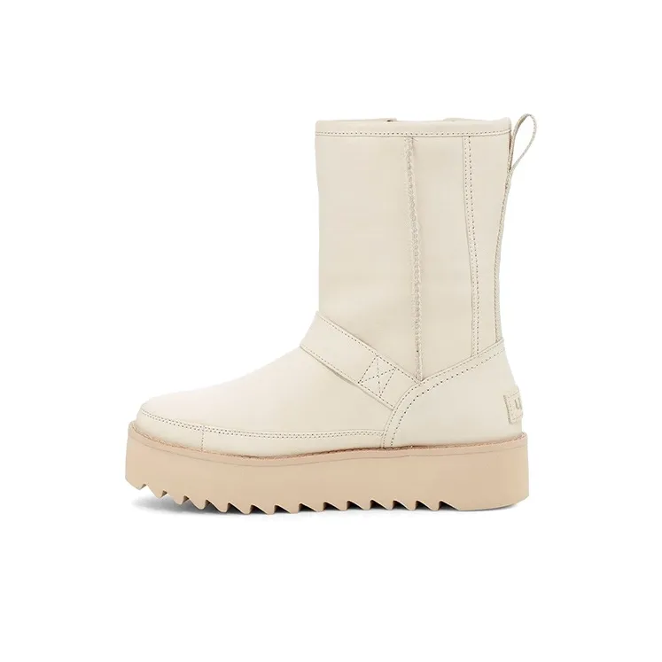 UGG Classic Rebel Biker Short Boot 'Bone' Women's