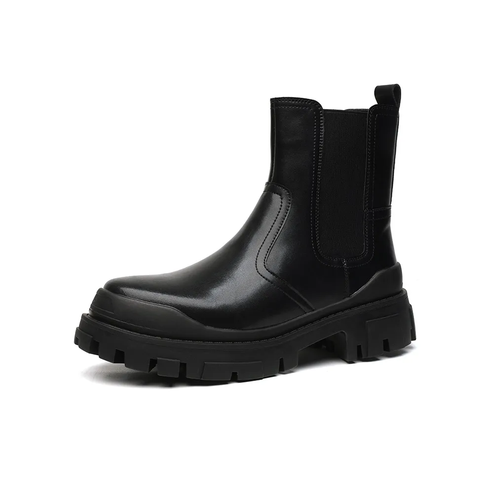 Romon Chelsea Boots Men's Black