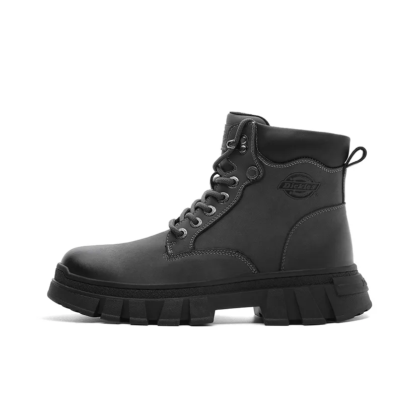 Dickies Короткий MID Голень Мартин Boot Низкий каблук Мужской Металлический