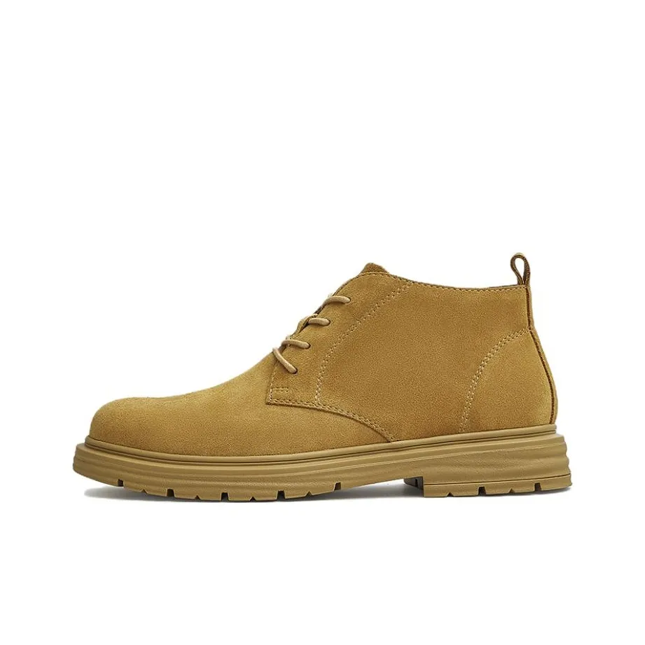 TATA Ankle Boots Men's Solid Color