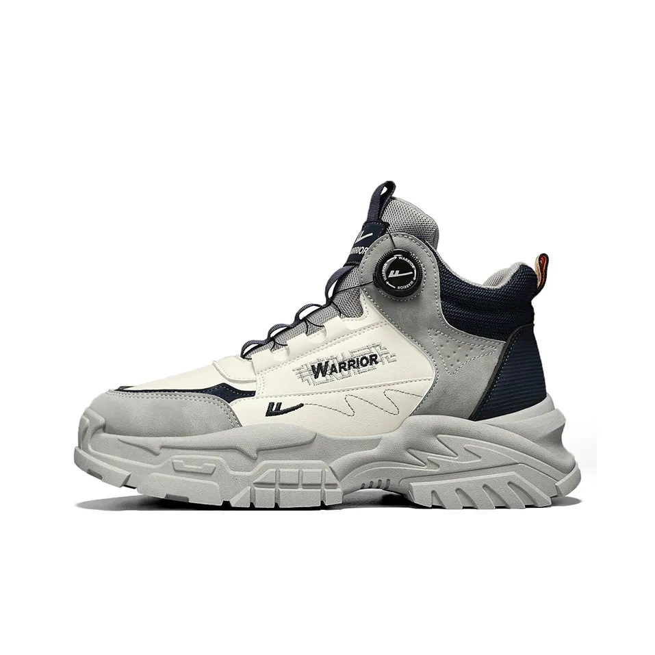 Warrior Ankle Длина Martin Boot Мужской Бежевый Серый Синий