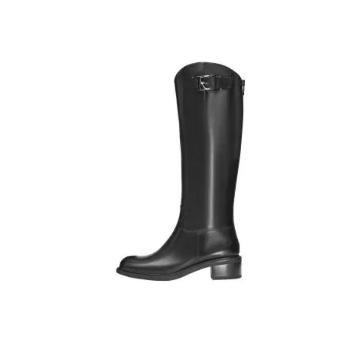 Staccato Knee high Boots 4.5cm Women's Black Wide Calf Fit
