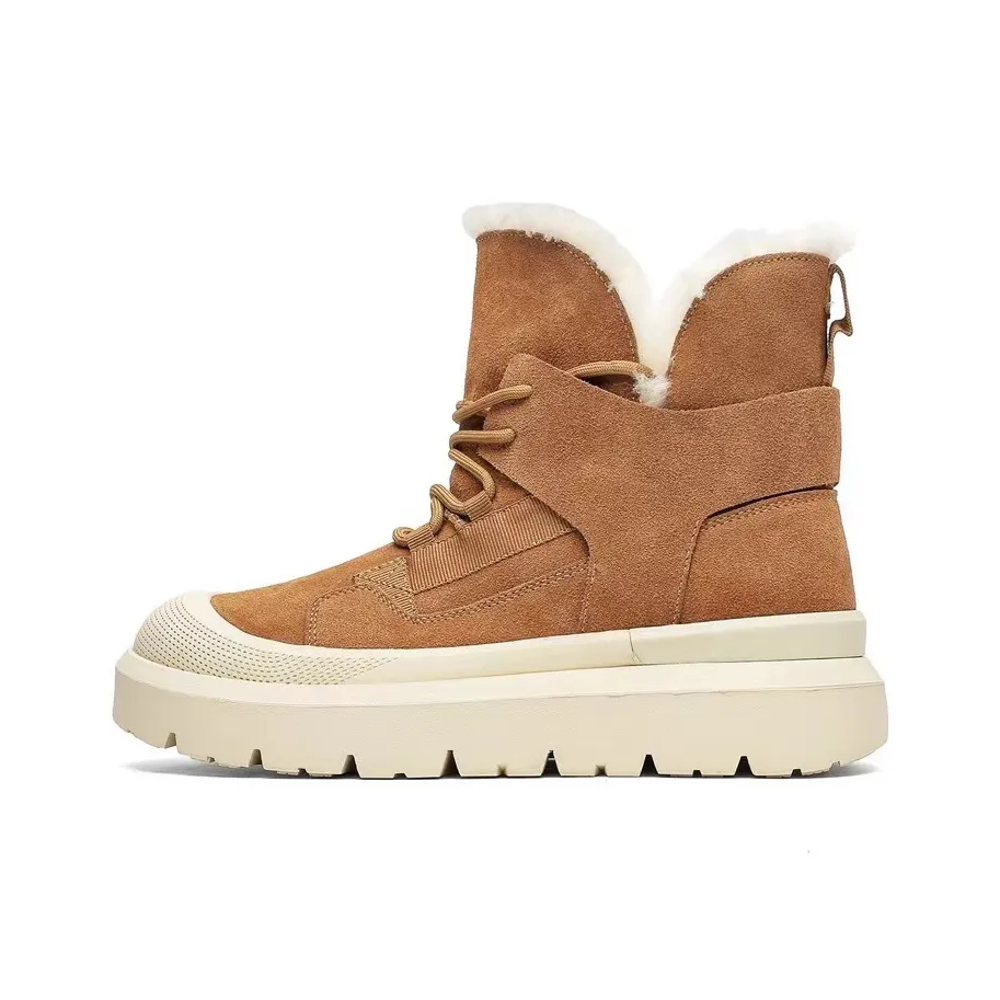 WEISHIBANGWEI Warm Slip Resistant Coverage Short Snow Boots Unisex