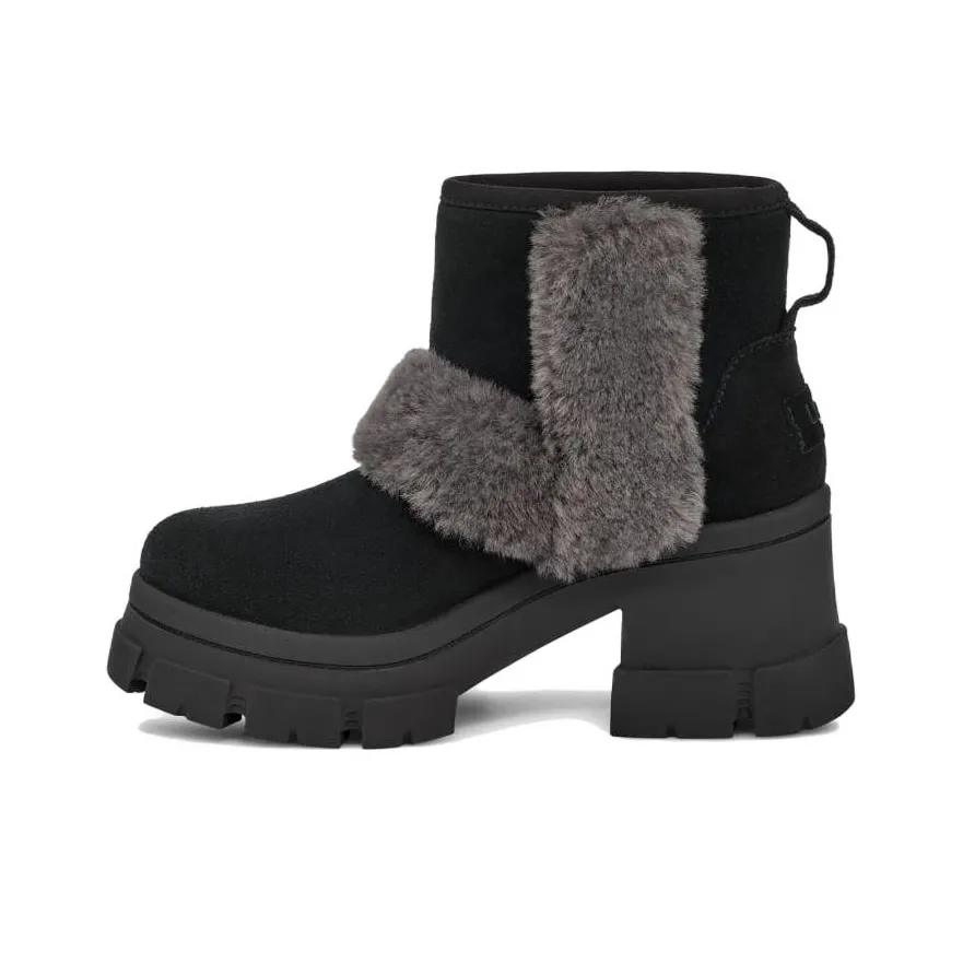 UGG Brooklyn Sunburst Heeled Boot Black Women's