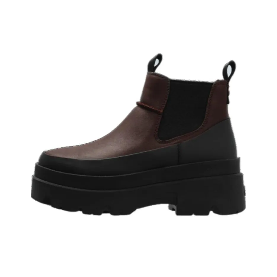 UGG Brisbane Short Chelsea Boots Women's Brown