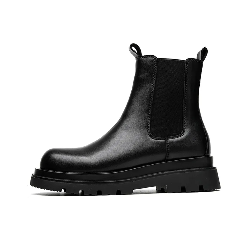 Lady's House Short Chelsea Boots Men's Black