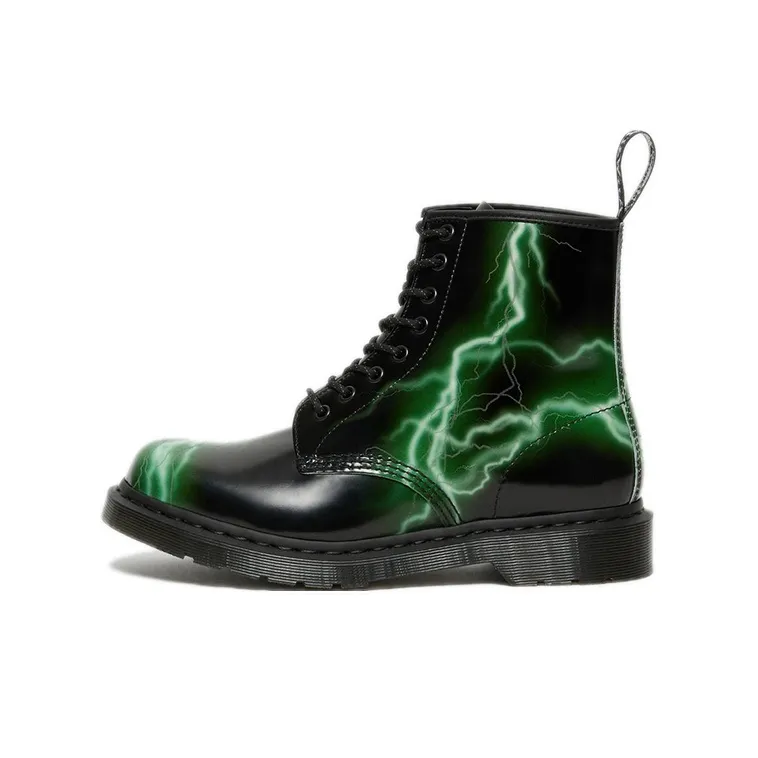 Dr. Martens Unisex 1460 Martin Boots Black/Green
