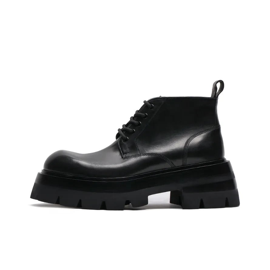 Viplander Короткий Мартин Ботинок 8 см Мужской Черный