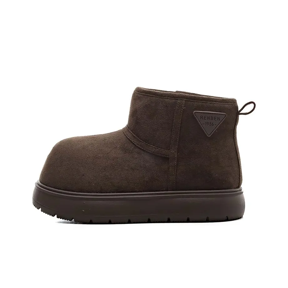 RENBEN Термический Аbrasion-Resistant Coating Короткие Снежные Ботинки Женские Оливково-Зеленый