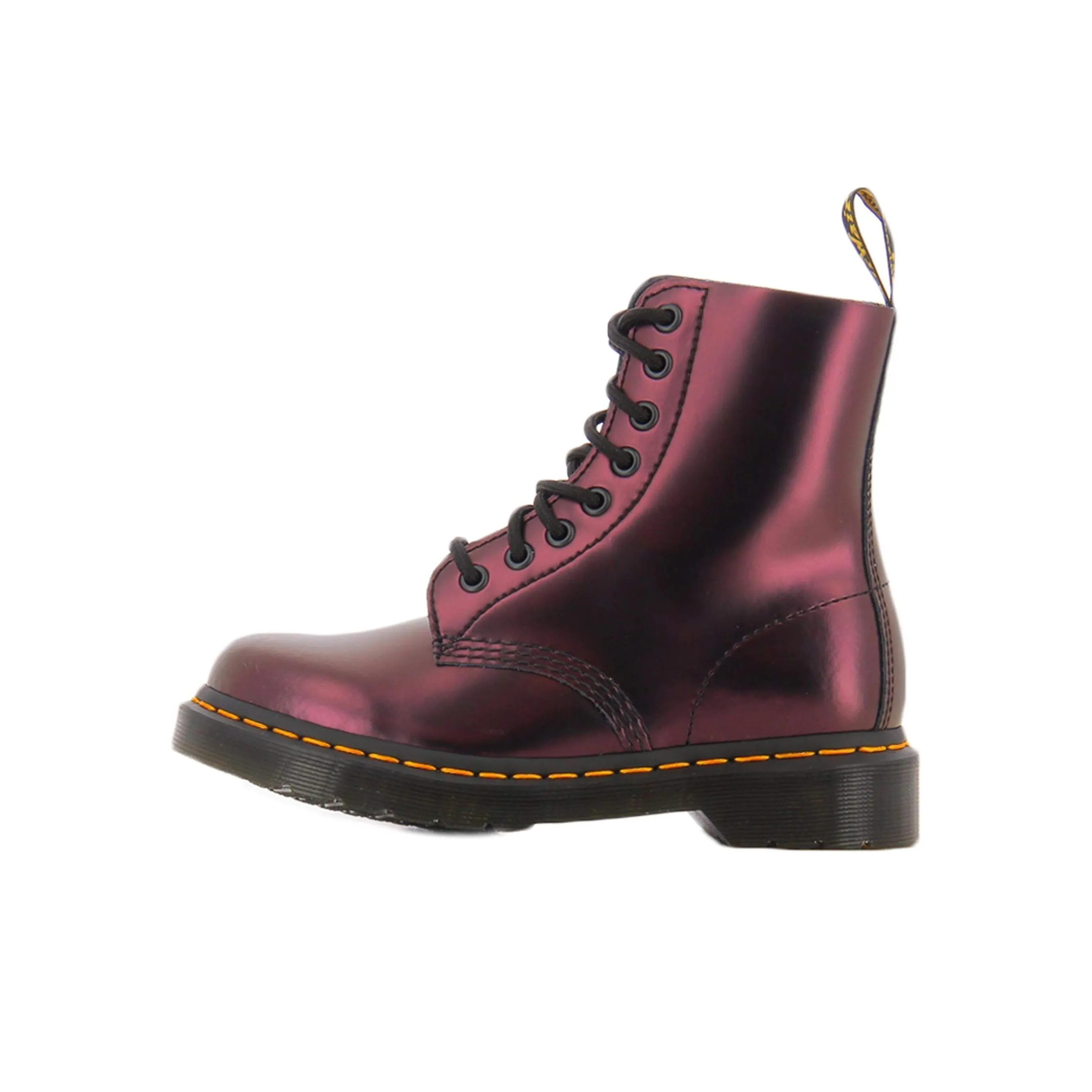 Dr.Martens 1460 Pascal Chroma Metallic Leather boots Mens 'Cherry Red'