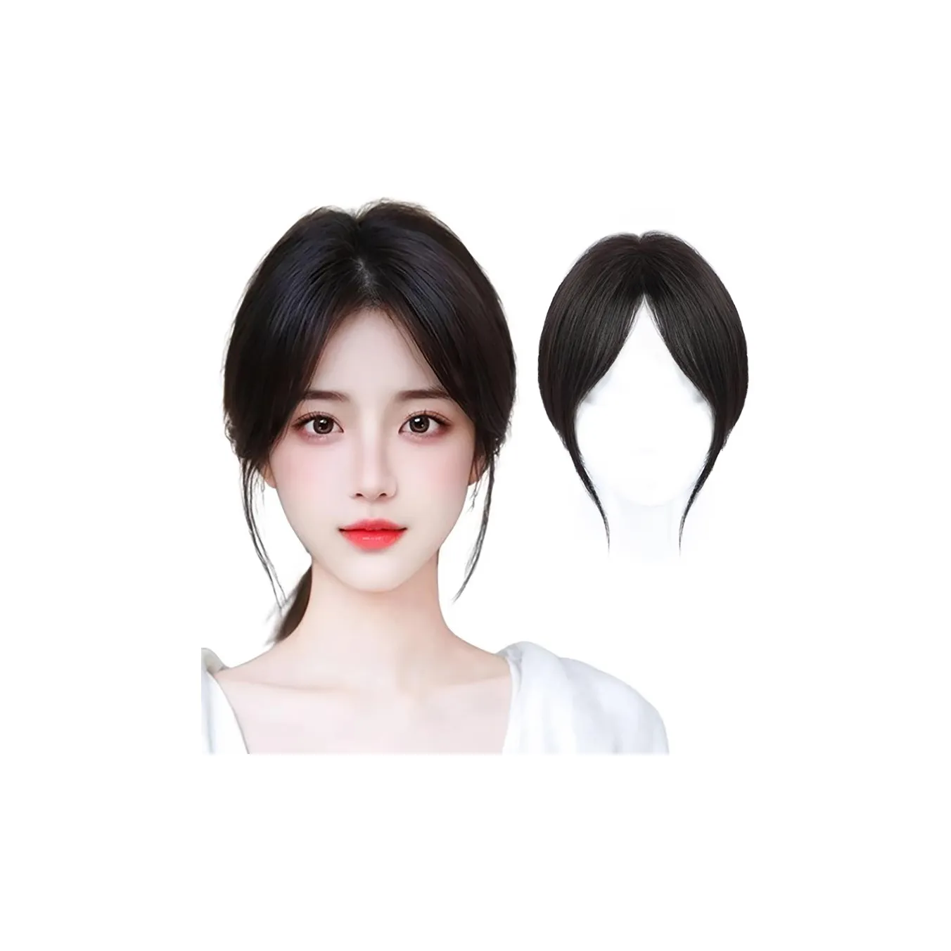 TIANKONGSHU Маленькая круглая подвеска Ледяной шелк Сетка Перучка Нижняя заколка