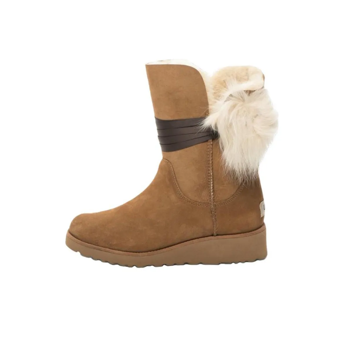 UGG BRITA Термические Короткие MID Ботинки для снега Женские Коричневые