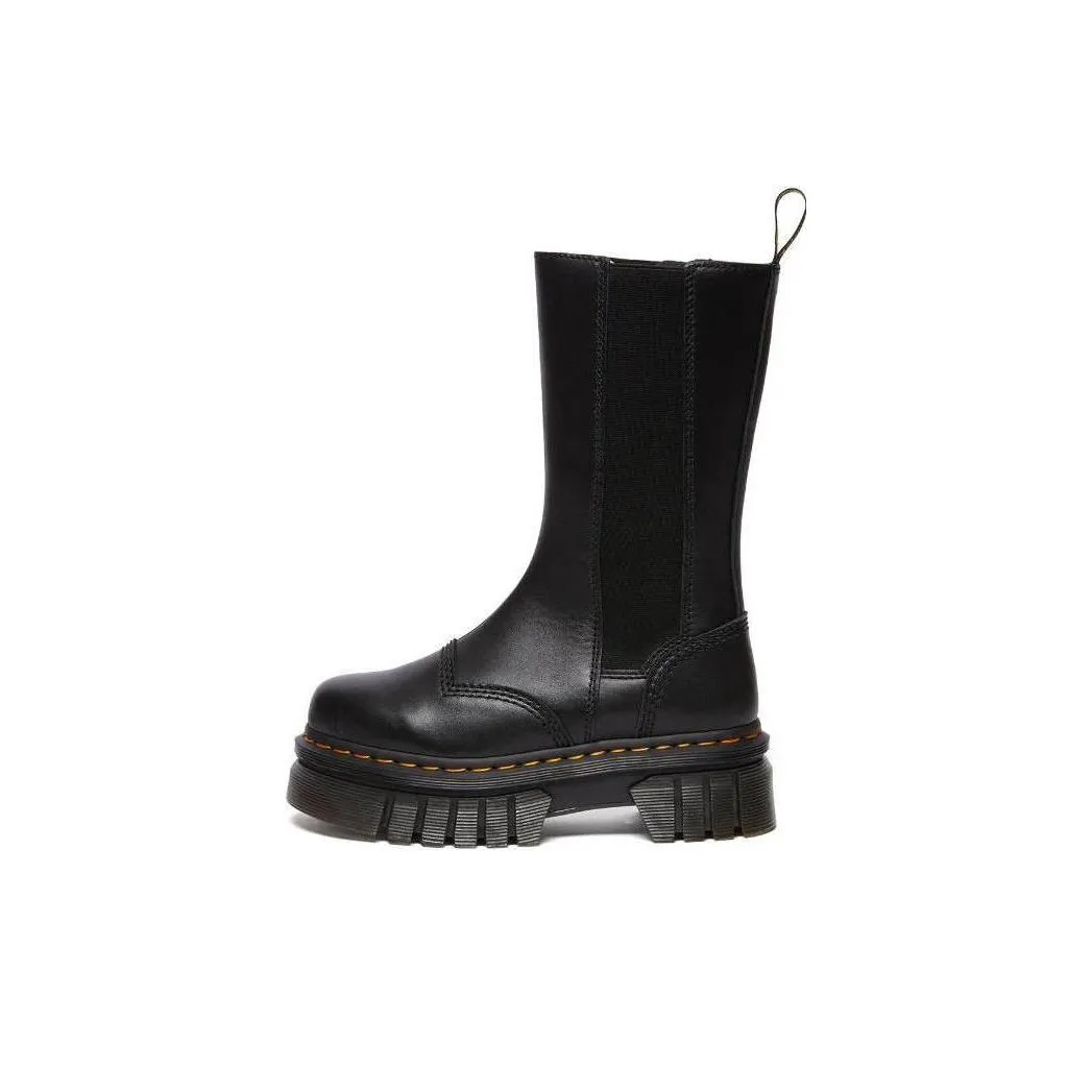 Dr. Martens Audrick Tall Platform Chelsea Boots Black Women's