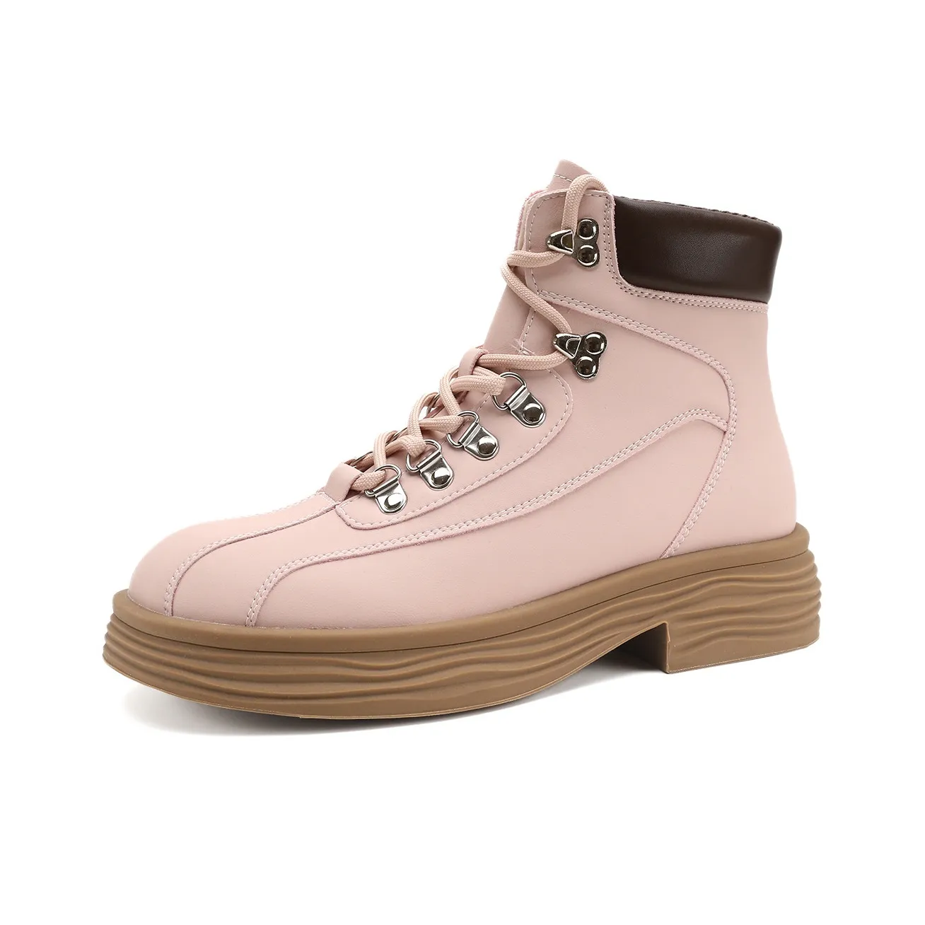 WESTLINK Abrasion Resistant Slip Resistant Short Outdoor Boots 4.5 Women's Pink